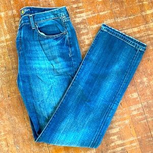 Lucky Brand Jeans Men's 33x34 Blue 221 Original Straight Button Fly Denim Pants